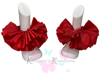 Grosgrain Ribbon Trimmed TuTu Anklets