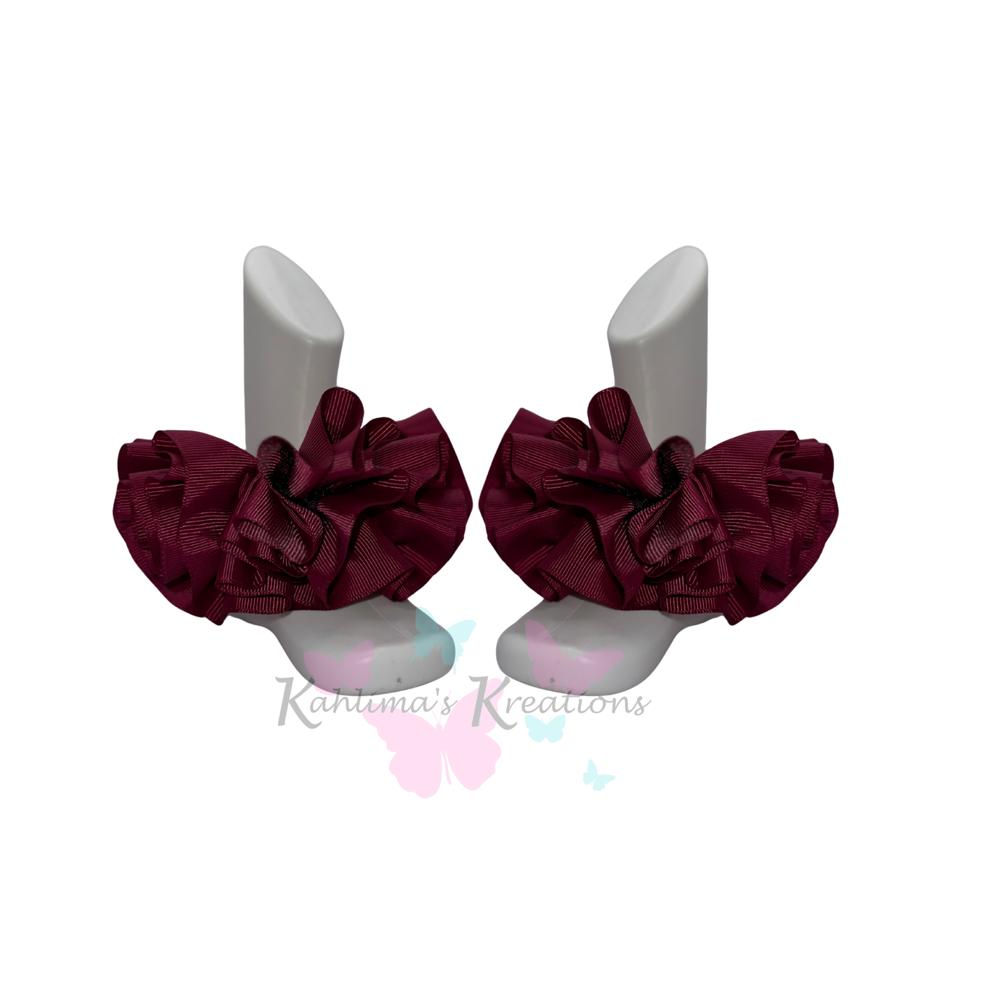 Grosgrain Ribbon Trimmed TuTu Anklets