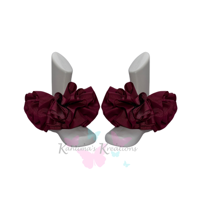 Grosgrain Ribbon Trimmed TuTu Anklets