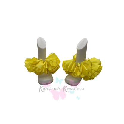 Grosgrain Ribbon Trimmed TuTu Anklets