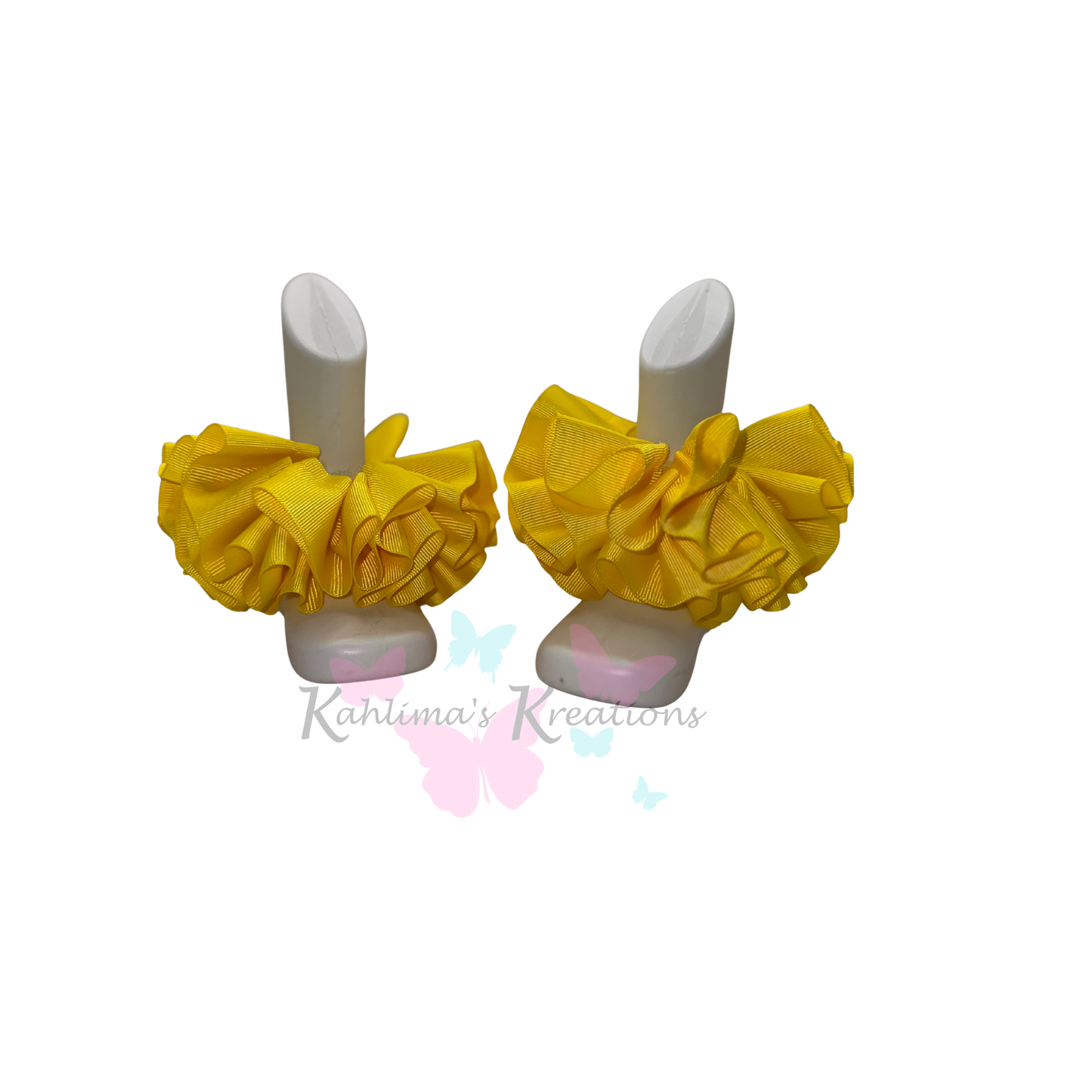 Grosgrain Ribbon Trimmed TuTu Anklets