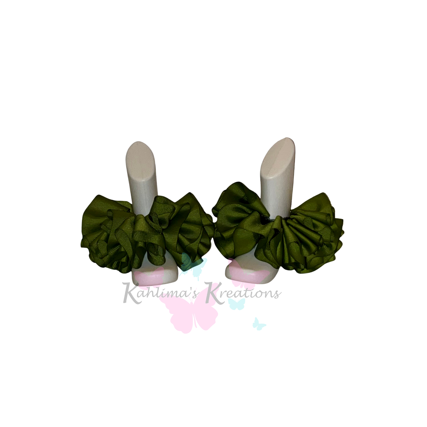 Grosgrain Ribbon Trimmed TuTu Anklets