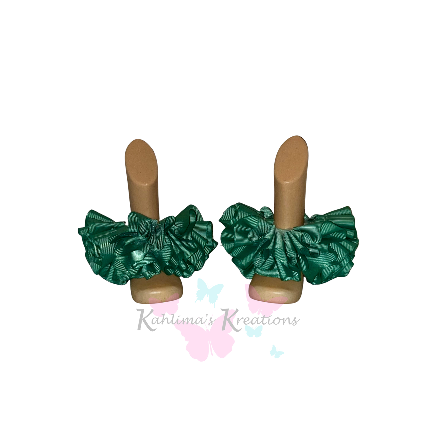 Grosgrain Ribbon Trimmed TuTu Anklets