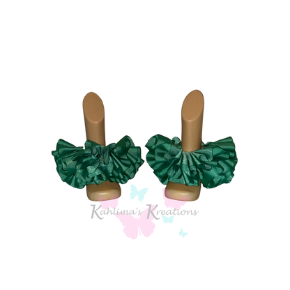 Grosgrain Ribbon Trimmed TuTu Anklets