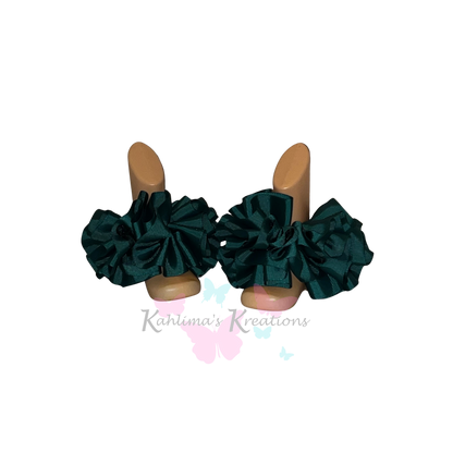 Grosgrain Ribbon Trimmed TuTu Anklets